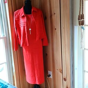 M.H.M. Melissa Harper Red Dress